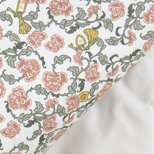 Garbo & Friends Baby Deken Floral Vine Rood 90 x 120 cm