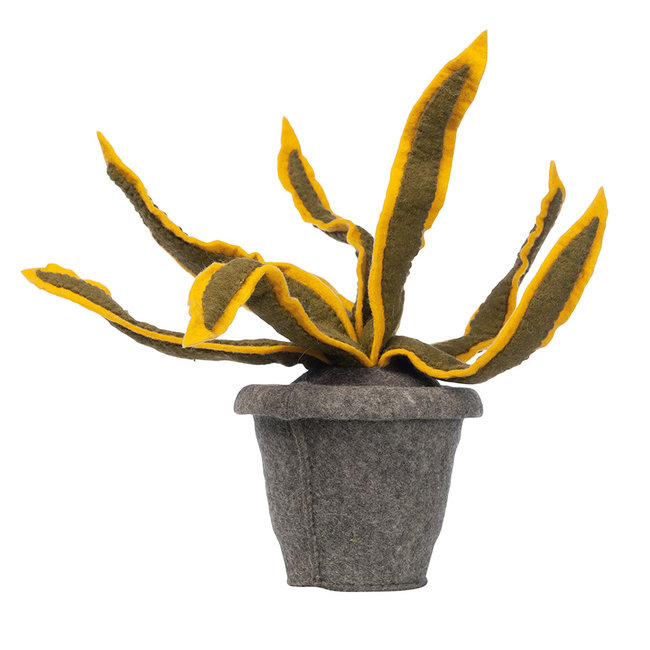 KidsDepot Felt Plant Sanseveria Yellow