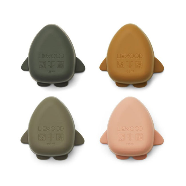 Liewood Silicone Bowls Malene Space Multi Mix 4 Pack