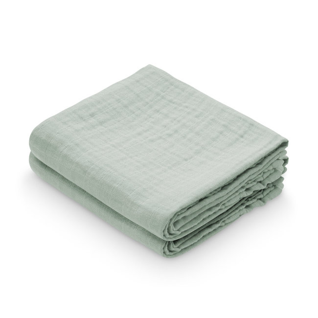 Cam Cam Copenhagen Muslin Cloths Dusty Green 2 Pack