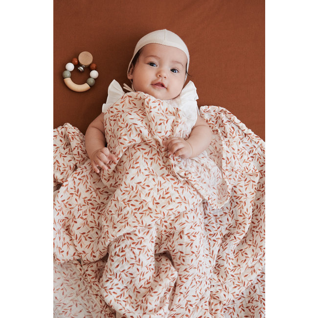 Cam Cam Copenhagen Hydrofiele Doeken Caramel Leaves 2 Stuks