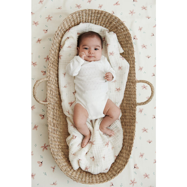 Cam Cam Copenhagen Mulltücher Windflower Creme 2er-Pack