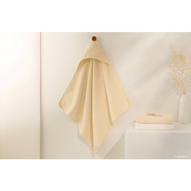 Nobodinoz Baby Bath Cape So Cute Vanilla