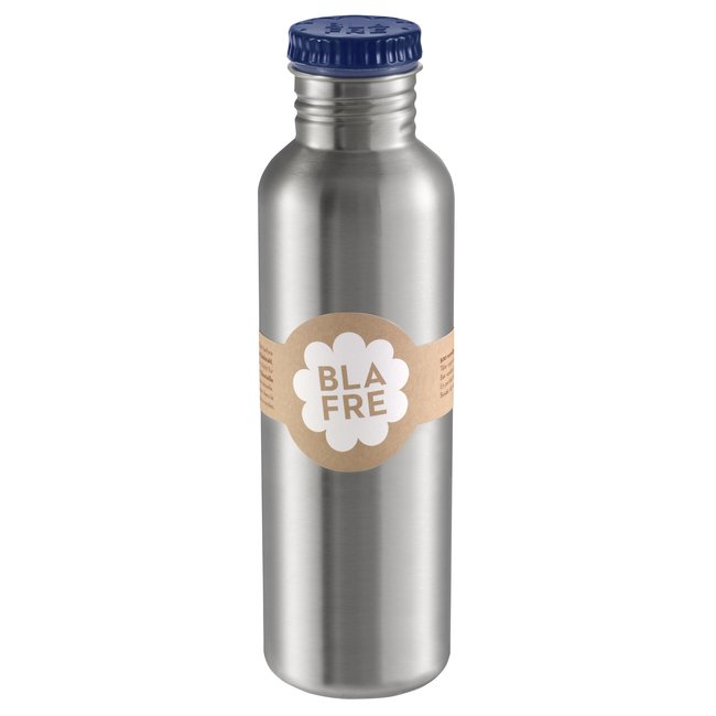Blafre Drinkfles 750 ml Navy RVS