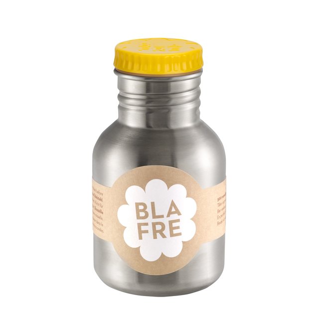 Blafre Drinkfles Geel 300 ml RVS
