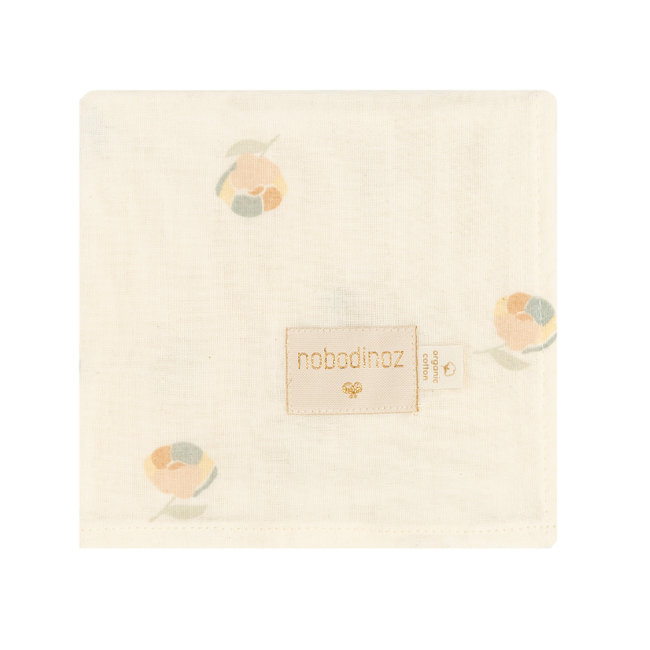 Nobodinoz Mullwindel-Set Blossom 3er-Pack 70 x 70 cm