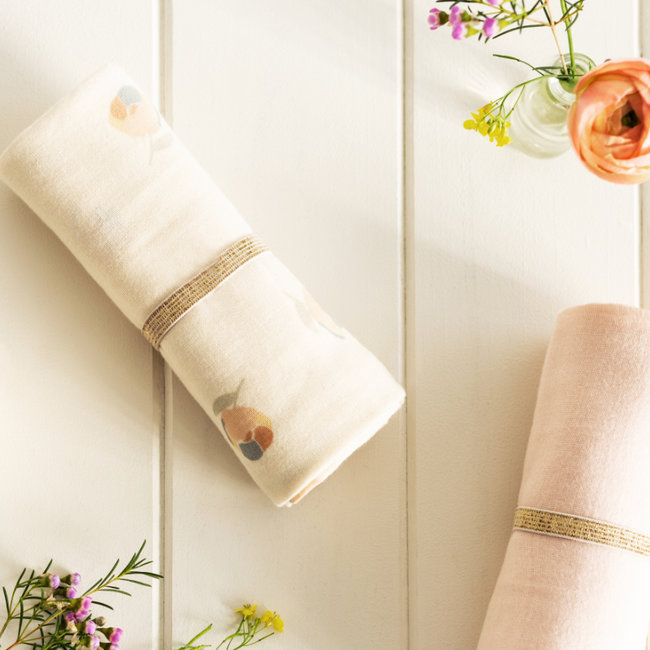 Nobodinoz Muslin Cloth Blossom 70 x 70 cm