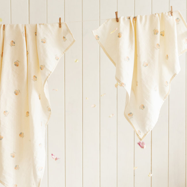 Nobodinoz Mulltuch Blossom 70 x 70 cm