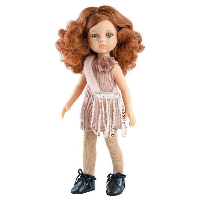 Paola Reina Doll Amigas Cristi Red Curls