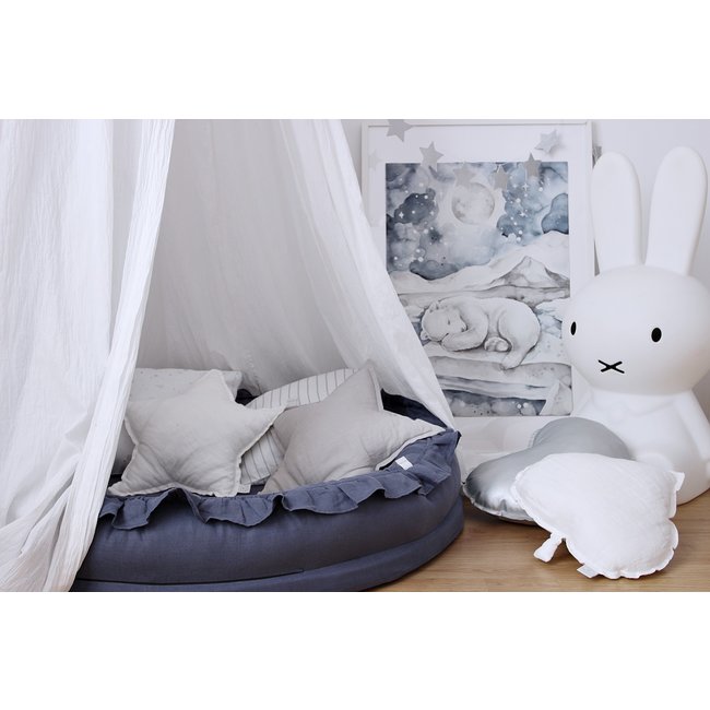 Cotton & Sweets Betthimmel Soft Baumwolle Weiß