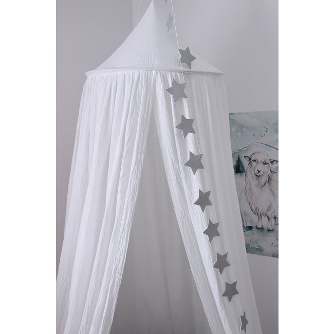 Cotton & Sweets Bedhemel Soft Katoen Wit