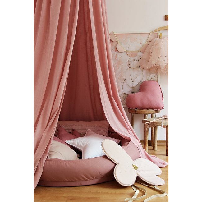 Cotton & Sweets Betthimmel Soft Baumwolle Blush Rosa