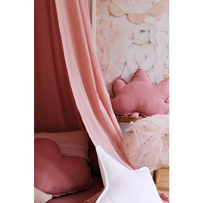 Cotton & Sweets Betthimmel Soft Baumwolle Blush Rosa