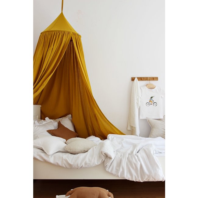 Cotton & Sweets Betthimmel Soft Baumwolle Mustard Gelb