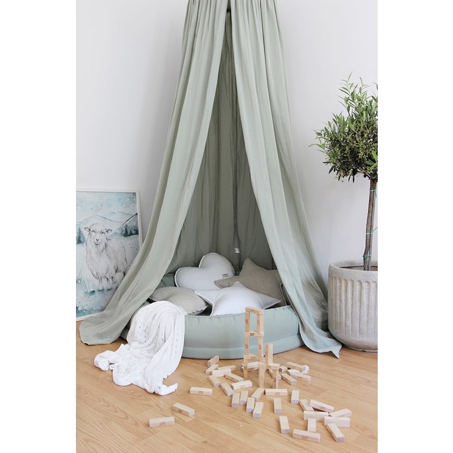 Cotton & Sweets Betthimmel Soft Baumwolle Desert Green Grün