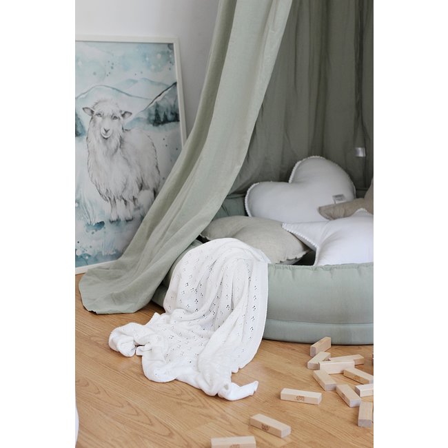 Cotton & Sweets Betthimmel Soft Baumwolle Desert Green Grün