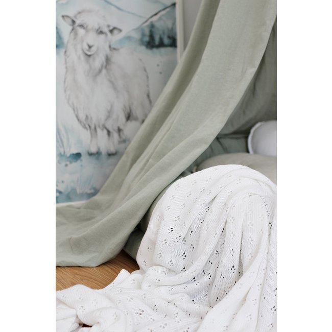 Cotton & Sweets Bedhemel Soft Katoen Desert Green Groen