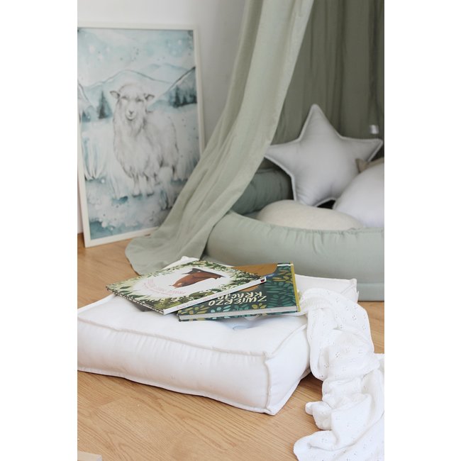 Cotton & Sweets Bedhemel Soft Katoen Desert Green Groen