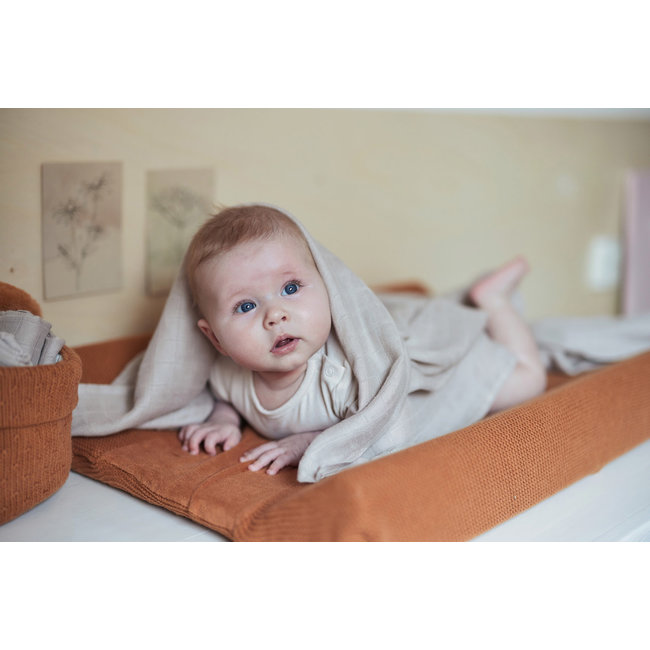 Jollein Swaddles Bamboo Caramel 115x115 cm 2-Pack