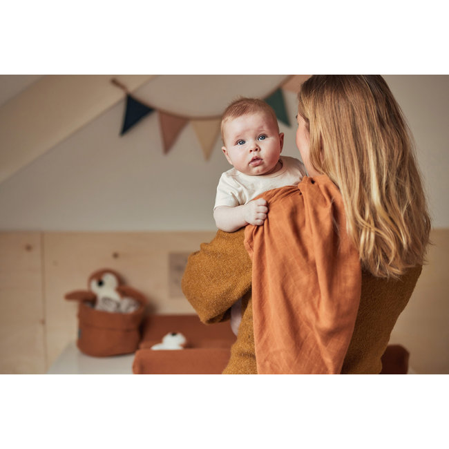 Jollein Swaddles Bamboo Caramel 115x115 cm 2-Pack