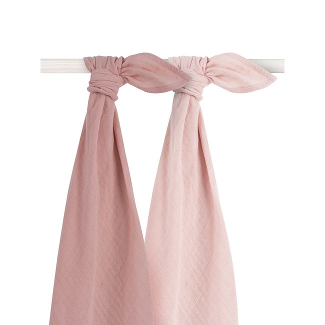 Jollein Swaddles Bamboo Pale Pink 115x115 cm