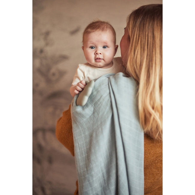 Jollein Hydrofiele doeken Bamboe Grijs 115x115 cm 2 stuks