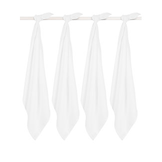 Jollein Bamboe Hydrofiele Doeken Wit 70x70 cm Jollein Bamboe Hydrofiele Doeken Wit 70x70 cm