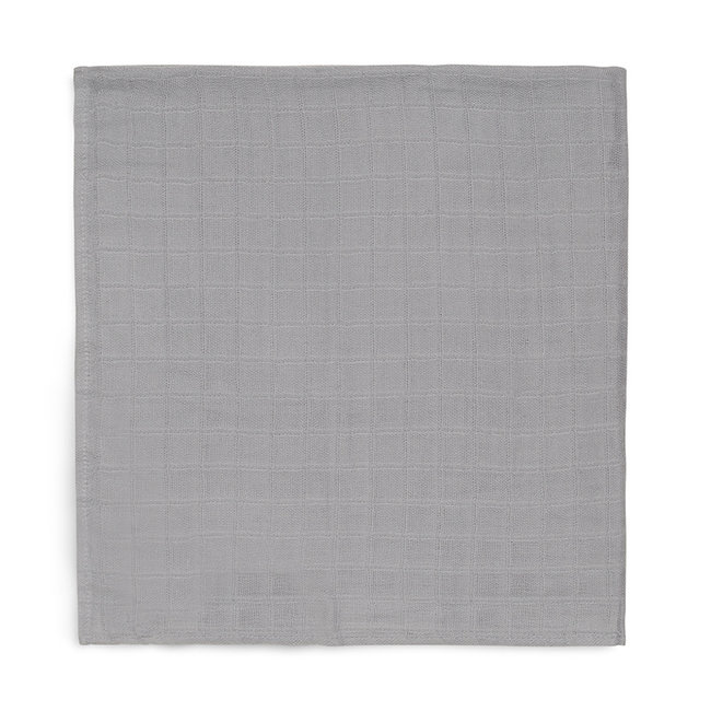 Jollein Bamboe Hydrofiele Doeken Grijs 70x70 cm 4 stuks