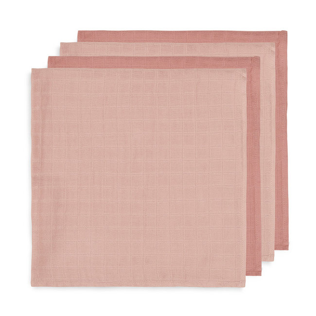 Jollein Bamboo Muslin Cloths Pale Pink 70x70 cm