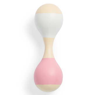 Jollein Holz Rassel Maracas Rosa