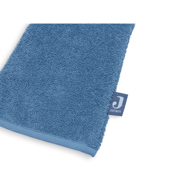 Jollein Wash Cloth Terry Jeans Blue Long