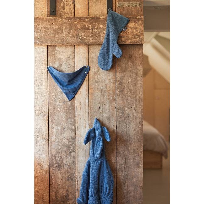 Jollein Wash Cloth Terry Jeans Blue Long