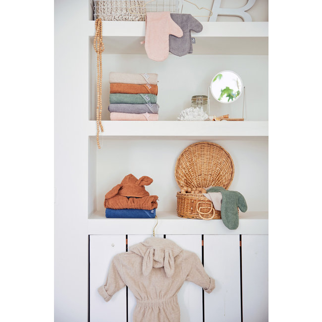 Jollein Waschlappen Grau Frottee Storm Grey Lang