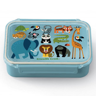 Crocodile Creek Puzzels Bentobox Jungle Friends Light Blue