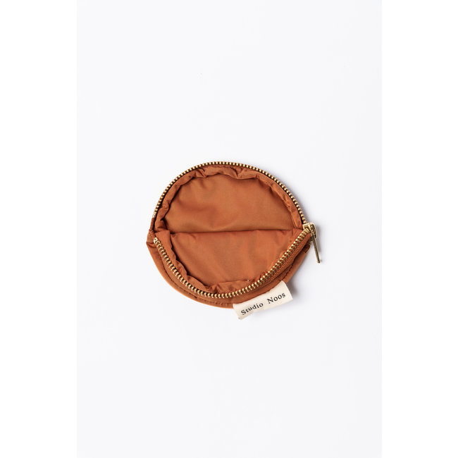 Studio Noos Puffy Wallet Rust Brown