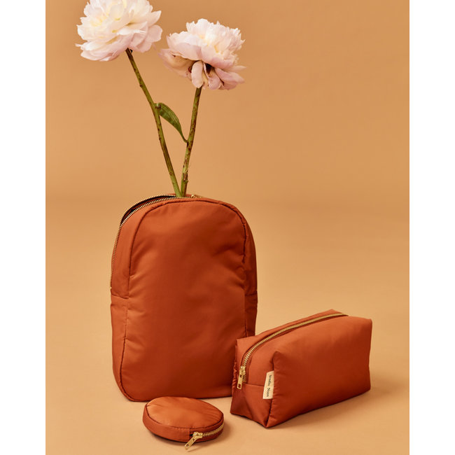 Studio Noos Puffy Wallet Rust Brown