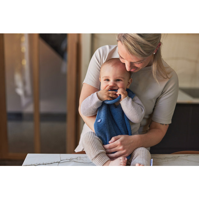 Jollein Frottee-Lätzchen Blau