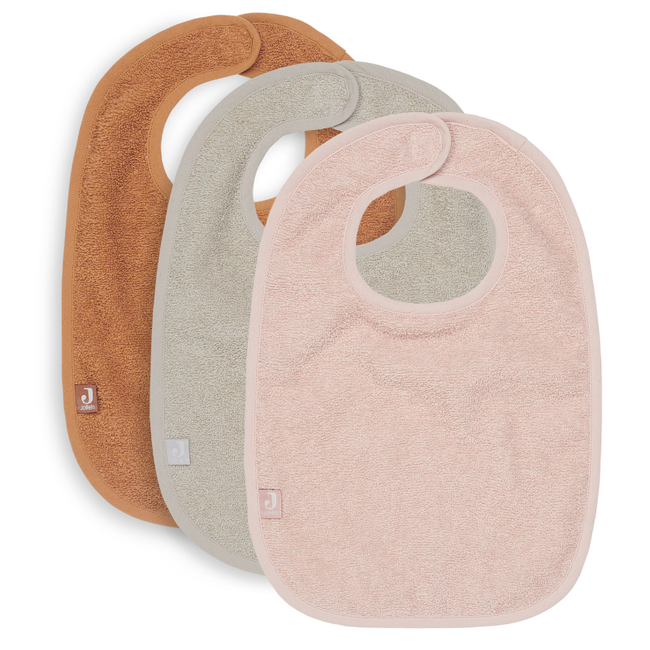 Jollein Terry Bibs Pink Caramel Nougat