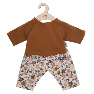 Hollie Poppenspeelgoed Dolls Trousers & Shirt Brown