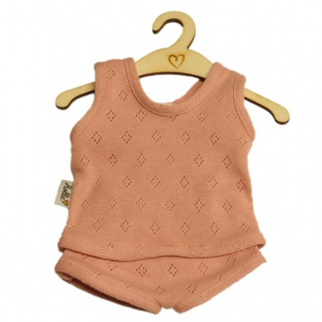 Hollie Poppenspeelgoed Doll's underwear Old Pink Ajour (for Gordi)