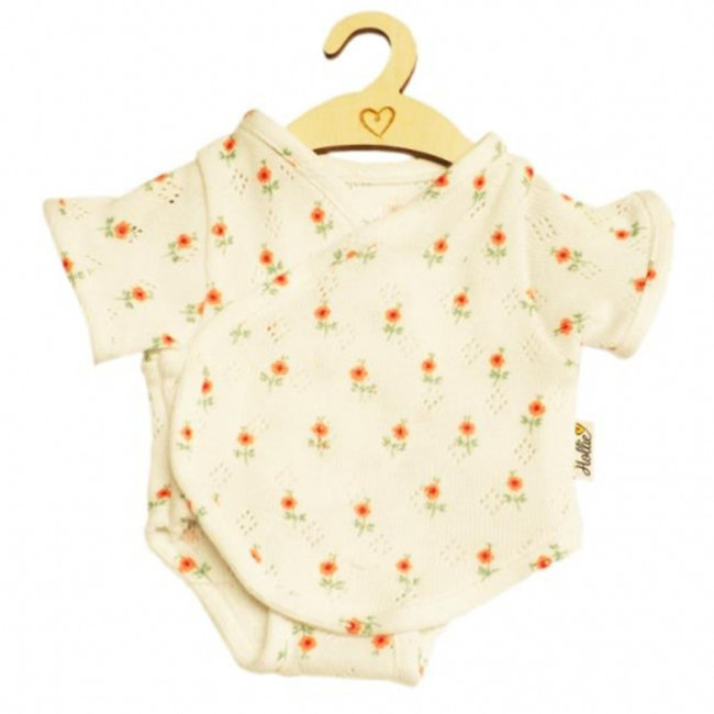 Hollie Poppenspeelgoed Poppenromper Beige Bloemen (voor Gordi)