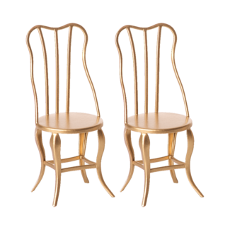 Maileg Chairs Vintage Gold Micro
