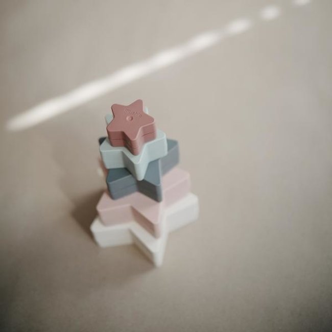 Mushie Stern Stapelturm Nesting Stars