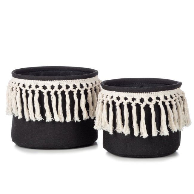 KidsDepot Opbergmanden Bobbi Zwart