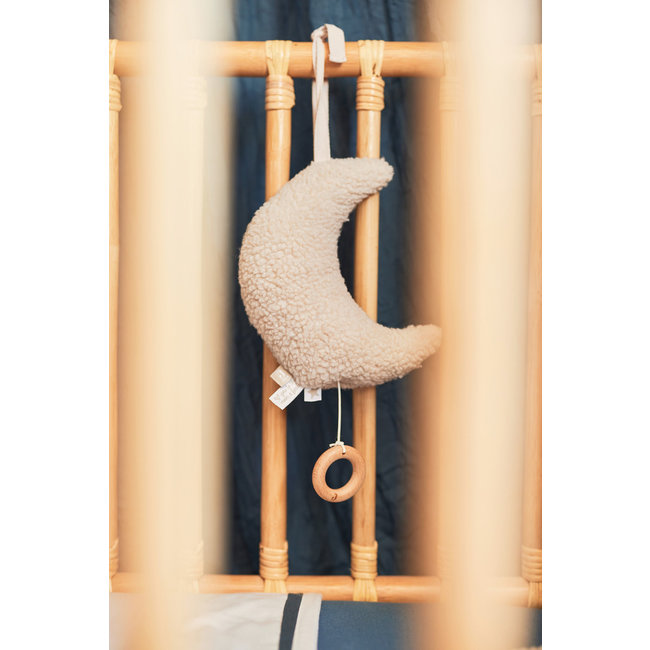 Jollein Musical Cushion Moon Nougat