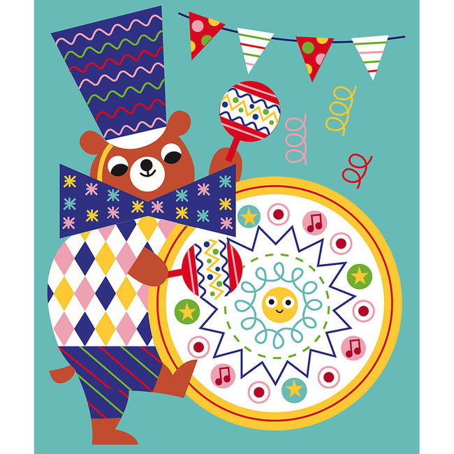 Janod Kraskaarten Muziekfeest