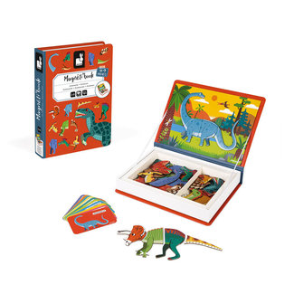 Janod Magneetboek Dinosaurus