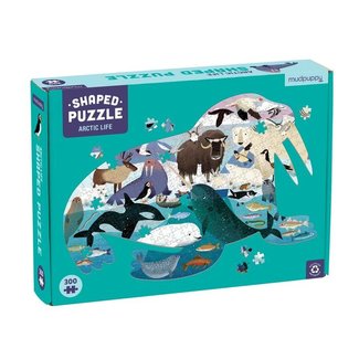 Mudpuppy Shaped Puzzel Arctic Life 300 St.