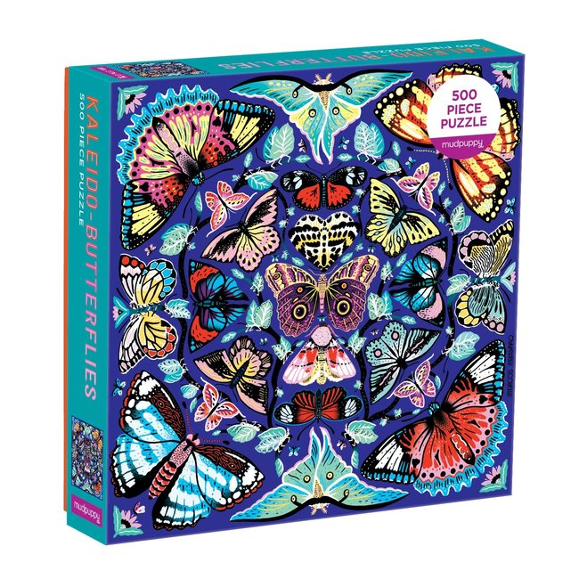 Mudpuppy Puzzle Kaleido Butterflies 500 pc. 8 years+