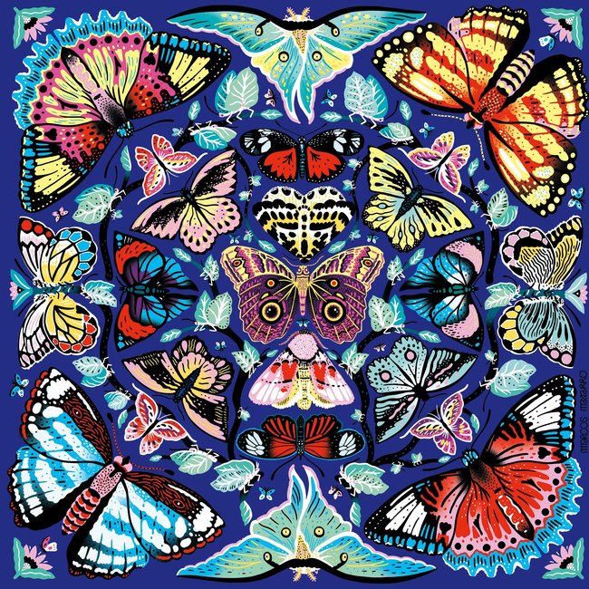 Mudpuppy Puzzle Kaleido Butterflies 500 pc. 8 years+